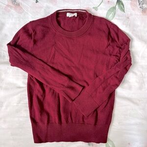 Jcrew Crewcuts maroon sweater size XS
